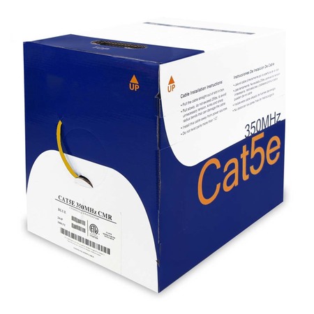 BESTLINK NETWARE CAT5e Solid Wire Bulk CMR Cable- 1000ft- Orange 100900OR